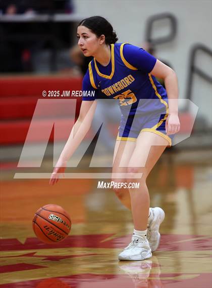 Thumbnail 2 in Brownsboro vs. North Lamar (UIL 4A D2 Area Basketball Playoff) photogallery.