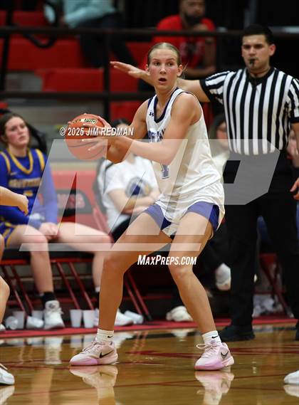 Thumbnail 2 in Brownsboro vs. North Lamar (UIL 4A D2 Area Basketball Playoff) photogallery.