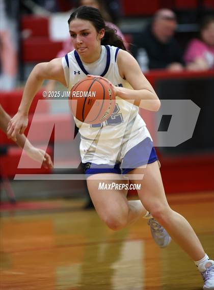 Thumbnail 1 in Brownsboro vs. North Lamar (UIL 4A D2 Area Basketball Playoff) photogallery.