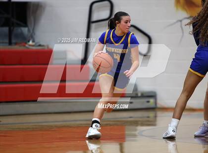 Thumbnail 3 in Brownsboro vs. North Lamar (UIL 4A D2 Area Basketball Playoff) photogallery.