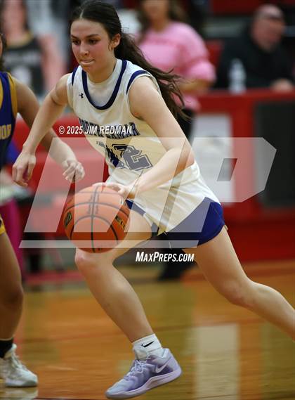 Thumbnail 2 in Brownsboro vs. North Lamar (UIL 4A D2 Area Basketball Playoff) photogallery.