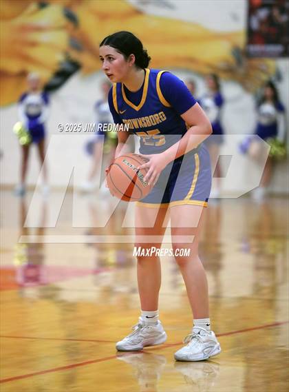 Thumbnail 2 in Brownsboro vs. North Lamar (UIL 4A D2 Area Basketball Playoff) photogallery.