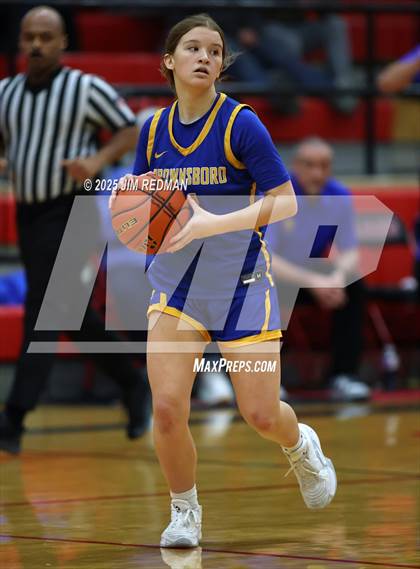 Thumbnail 2 in Brownsboro vs. North Lamar (UIL 4A D2 Area Basketball Playoff) photogallery.
