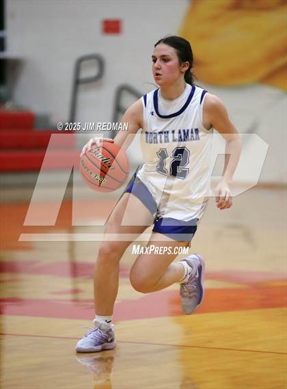 Thumbnail 3 in Brownsboro vs. North Lamar (UIL 4A D2 Area Basketball Playoff) photogallery.