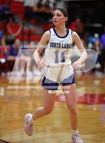Thumbnail 3 in Brownsboro vs. North Lamar (UIL 4A D2 Area Basketball Playoff) photogallery.