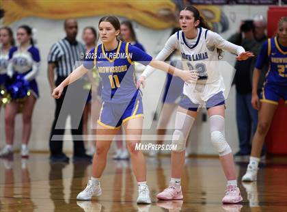 Thumbnail 2 in Brownsboro vs. North Lamar (UIL 4A D2 Area Basketball Playoff) photogallery.