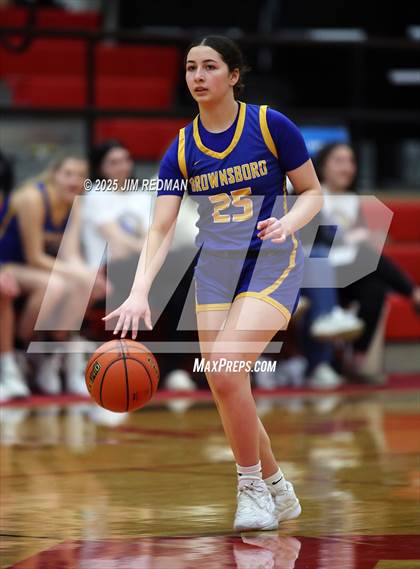 Thumbnail 2 in Brownsboro vs. North Lamar (UIL 4A D2 Area Basketball Playoff) photogallery.