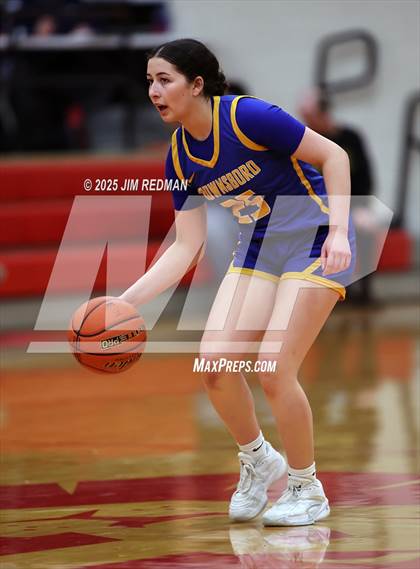 Thumbnail 3 in Brownsboro vs. North Lamar (UIL 4A D2 Area Basketball Playoff) photogallery.