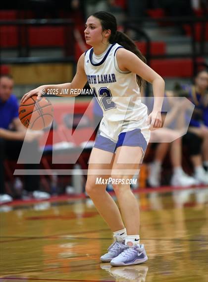Thumbnail 3 in Brownsboro vs. North Lamar (UIL 4A D2 Area Basketball Playoff) photogallery.