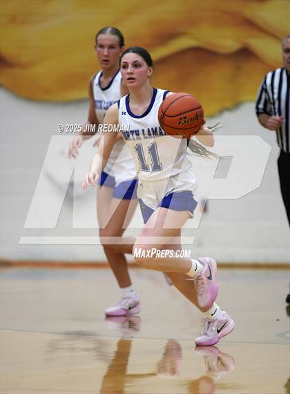 Thumbnail 2 in Brownsboro vs. North Lamar (UIL 4A D2 Area Basketball Playoff) photogallery.