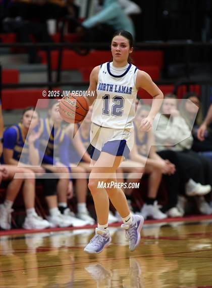 Thumbnail 2 in Brownsboro vs. North Lamar (UIL 4A D2 Area Basketball Playoff) photogallery.