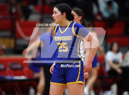 Thumbnail 2 in Brownsboro vs. North Lamar (UIL 4A D2 Area Basketball Playoff) photogallery.