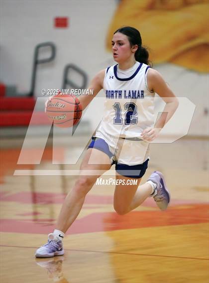 Thumbnail 2 in Brownsboro vs. North Lamar (UIL 4A D2 Area Basketball Playoff) photogallery.