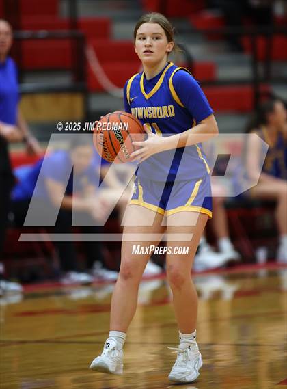 Thumbnail 1 in Brownsboro vs. North Lamar (UIL 4A D2 Area Basketball Playoff) photogallery.