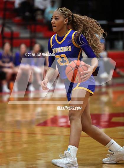 Thumbnail 2 in Brownsboro vs. North Lamar (UIL 4A D2 Area Basketball Playoff) photogallery.