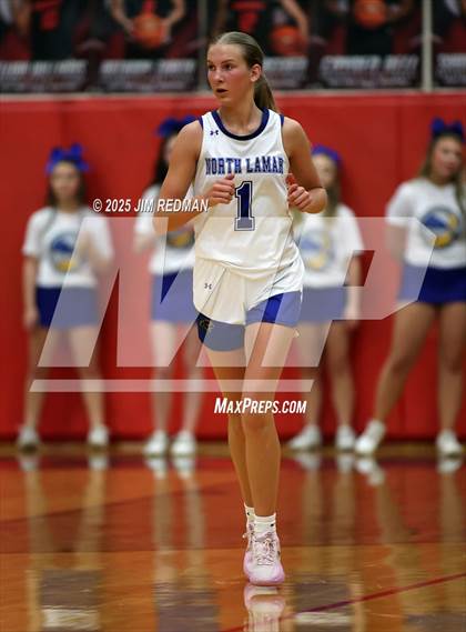 Thumbnail 3 in Brownsboro vs. North Lamar (UIL 4A D2 Area Basketball Playoff) photogallery.