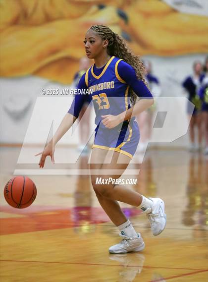 Thumbnail 3 in Brownsboro vs. North Lamar (UIL 4A D2 Area Basketball Playoff) photogallery.