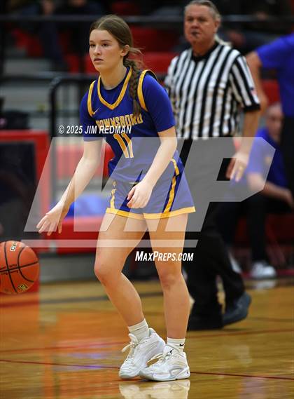 Thumbnail 3 in Brownsboro vs. North Lamar (UIL 4A D2 Area Basketball Playoff) photogallery.