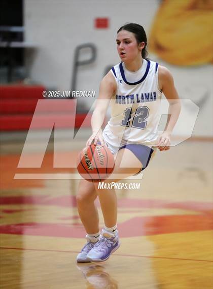 Thumbnail 1 in Brownsboro vs. North Lamar (UIL 4A D2 Area Basketball Playoff) photogallery.