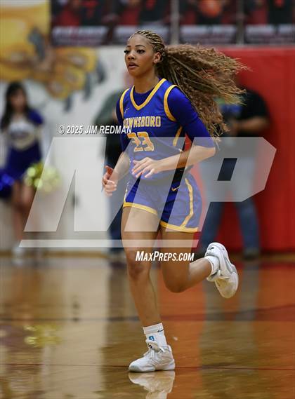 Thumbnail 2 in Brownsboro vs. North Lamar (UIL 4A D2 Area Basketball Playoff) photogallery.
