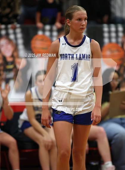 Thumbnail 1 in Brownsboro vs. North Lamar (UIL 4A D2 Area Basketball Playoff) photogallery.