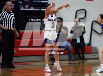 Thumbnail 2 in Brownsboro vs. North Lamar (UIL 4A D2 Area Basketball Playoff) photogallery.