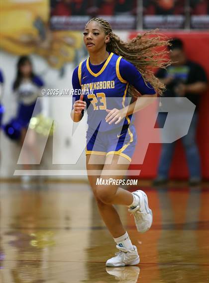 Thumbnail 1 in Brownsboro vs. North Lamar (UIL 4A D2 Area Basketball Playoff) photogallery.
