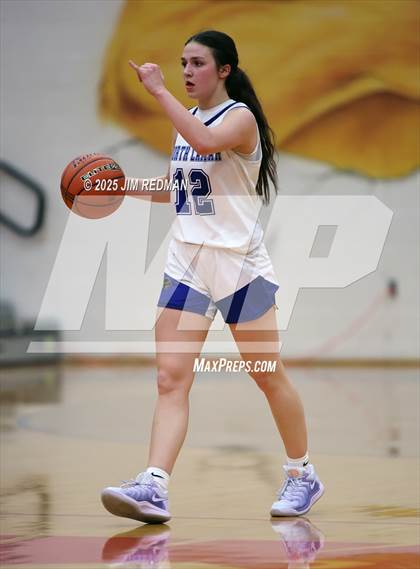 Thumbnail 3 in Brownsboro vs. North Lamar (UIL 4A D2 Area Basketball Playoff) photogallery.