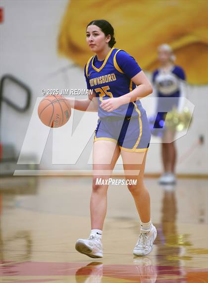 Thumbnail 3 in Brownsboro vs. North Lamar (UIL 4A D2 Area Basketball Playoff) photogallery.