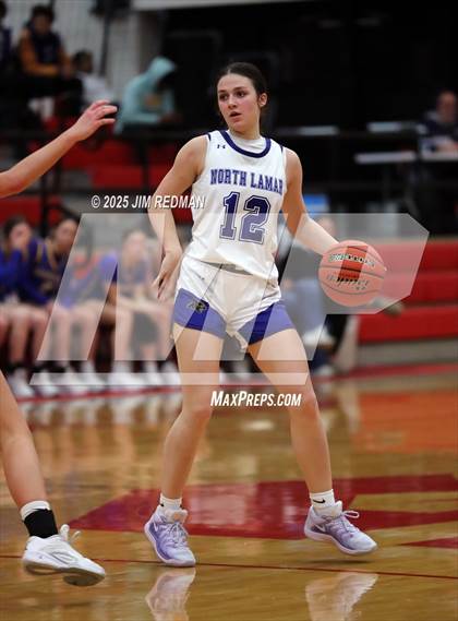 Thumbnail 1 in Brownsboro vs. North Lamar (UIL 4A D2 Area Basketball Playoff) photogallery.