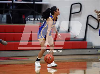 Thumbnail 3 in Brownsboro vs. North Lamar (UIL 4A D2 Area Basketball Playoff) photogallery.