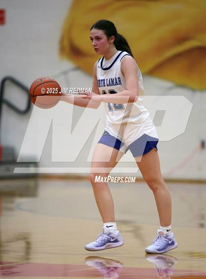Thumbnail 2 in Brownsboro vs. North Lamar (UIL 4A D2 Area Basketball Playoff) photogallery.