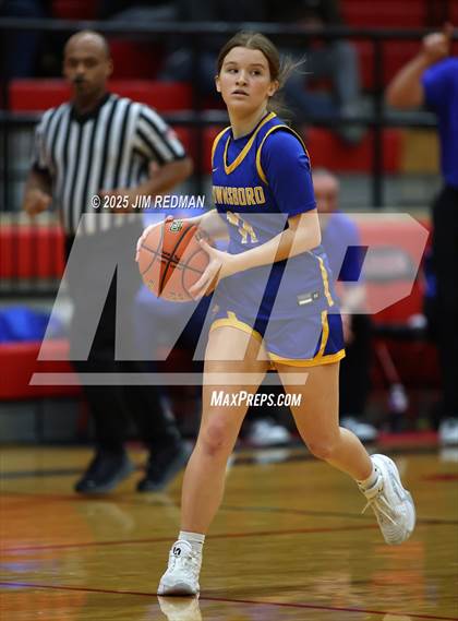 Thumbnail 3 in Brownsboro vs. North Lamar (UIL 4A D2 Area Basketball Playoff) photogallery.