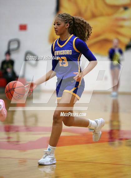 Thumbnail 3 in Brownsboro vs. North Lamar (UIL 4A D2 Area Basketball Playoff) photogallery.