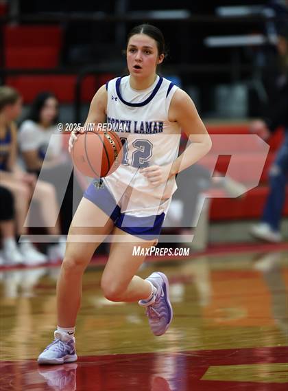 Thumbnail 1 in Brownsboro vs. North Lamar (UIL 4A D2 Area Basketball Playoff) photogallery.