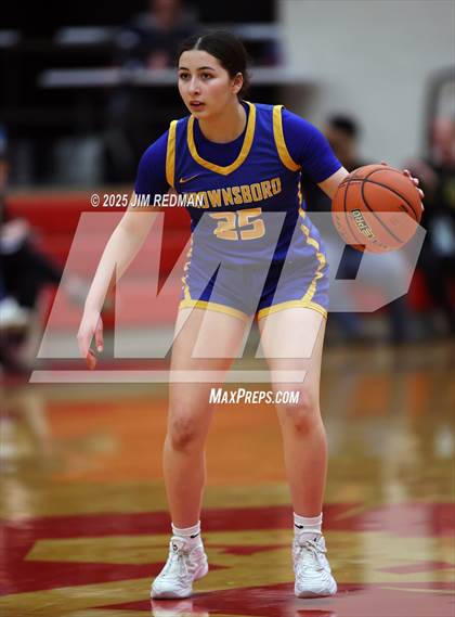 Thumbnail 3 in Brownsboro vs. North Lamar (UIL 4A D2 Area Basketball Playoff) photogallery.
