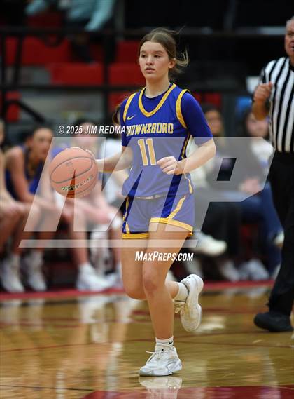 Thumbnail 2 in Brownsboro vs. North Lamar (UIL 4A D2 Area Basketball Playoff) photogallery.