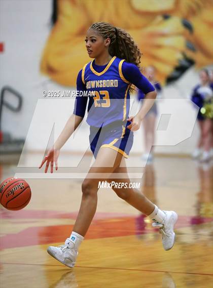 Thumbnail 2 in Brownsboro vs. North Lamar (UIL 4A D2 Area Basketball Playoff) photogallery.