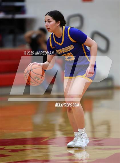 Thumbnail 3 in Brownsboro vs. North Lamar (UIL 4A D2 Area Basketball Playoff) photogallery.