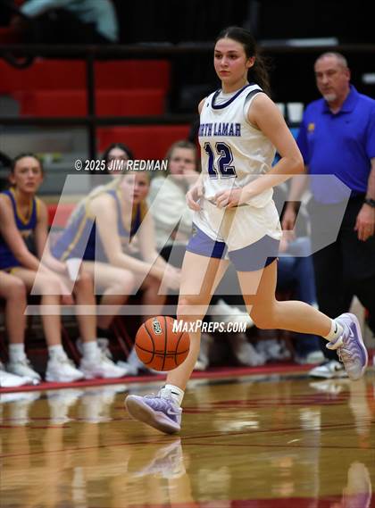 Thumbnail 2 in Brownsboro vs. North Lamar (UIL 4A D2 Area Basketball Playoff) photogallery.