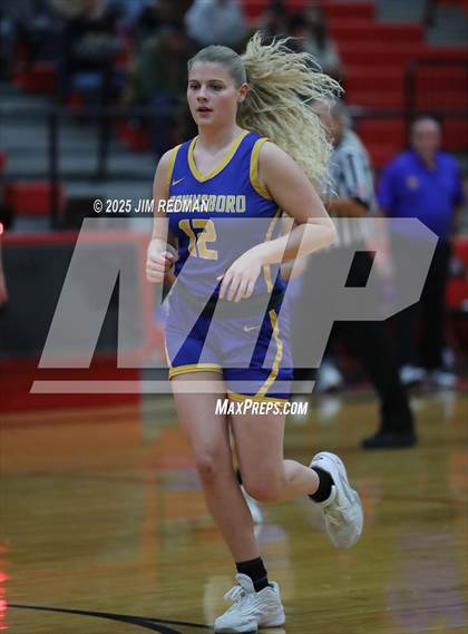 Thumbnail 3 in Brownsboro vs. North Lamar (UIL 4A D2 Area Basketball Playoff) photogallery.
