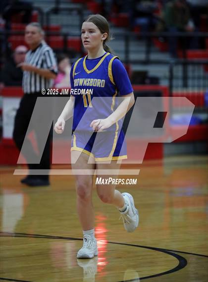 Thumbnail 2 in Brownsboro vs. North Lamar (UIL 4A D2 Area Basketball Playoff) photogallery.