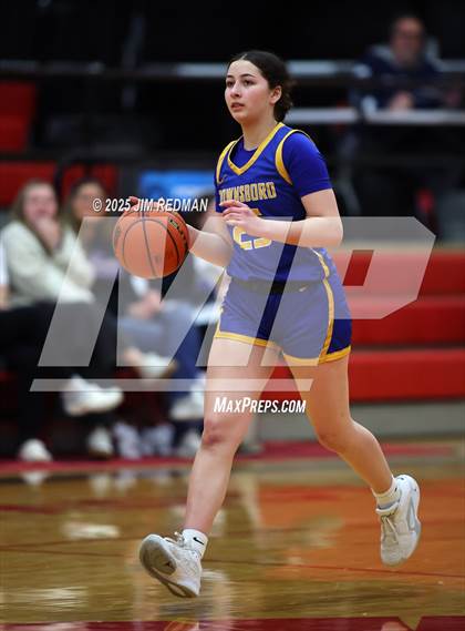 Thumbnail 2 in Brownsboro vs. North Lamar (UIL 4A D2 Area Basketball Playoff) photogallery.