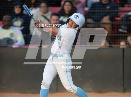 Thumbnail 1 in Otay Ranch vs. Mater Dei Catholic (CIF SDS D1 Softball Finals) photogallery.