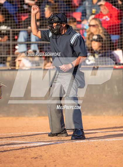 Thumbnail 3 in Otay Ranch vs. Mater Dei Catholic (CIF SDS D1 Softball Finals) photogallery.