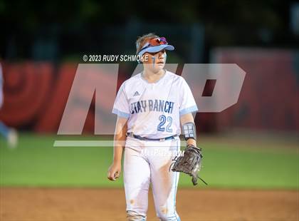 Thumbnail 2 in Otay Ranch vs. Mater Dei Catholic (CIF SDS D1 Softball Finals) photogallery.