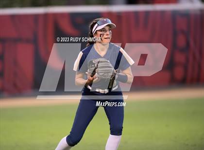 Thumbnail 3 in Otay Ranch vs. Mater Dei Catholic (CIF SDS D1 Softball Finals) photogallery.