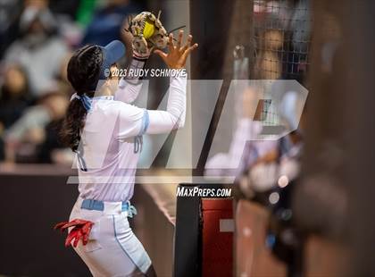 Thumbnail 3 in Otay Ranch vs. Mater Dei Catholic (CIF SDS D1 Softball Finals) photogallery.