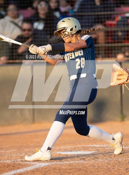 Thumbnail 3 in Otay Ranch vs. Mater Dei Catholic (CIF SDS D1 Softball Finals) photogallery.