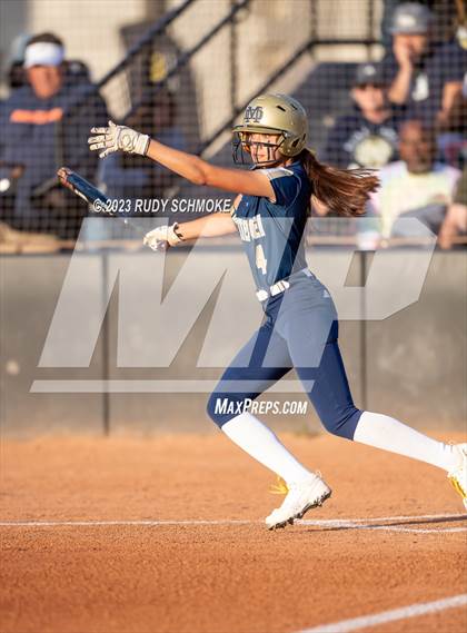 Thumbnail 1 in Otay Ranch vs. Mater Dei Catholic (CIF SDS D1 Softball Finals) photogallery.